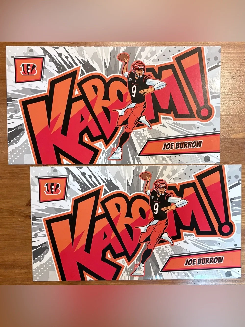 2025 Absolute Holiday Advent Calendar Jumbo Oversized Kaboom Joe Burrow - Picture 1 of 2